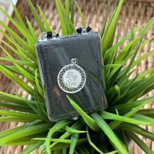 Big Sis Round Sorority Pendant